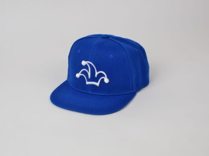 Kšiltovka pro děti SnapBack modrá s bílou 3D výšivkou